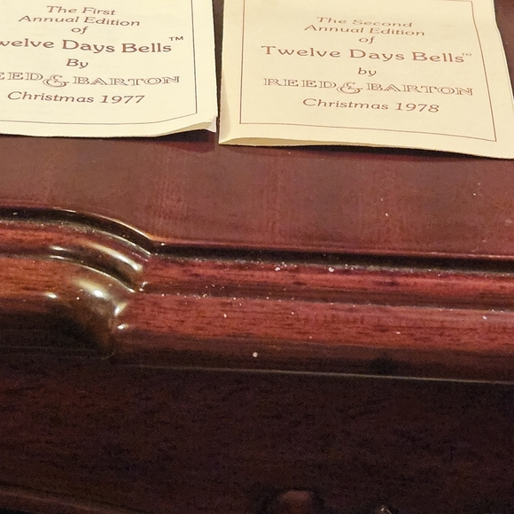 VINTAGE Reed and Barton 12 days of Christmas ornaments..full set - Picture 5 of 14